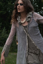 Costa/Grey Sleeveless Top